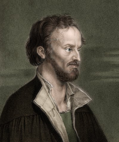 Portræt af Philippe Melanchton (Philipp Melantone eller Melanchthon eller Schwartzerd af Unknown artist