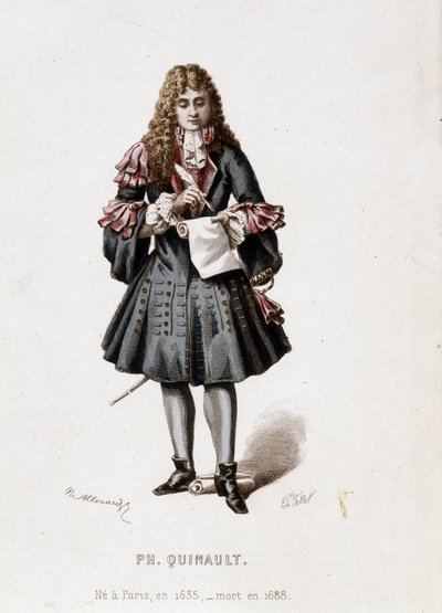 Portræt af Philippe Quinault af Unknown artist