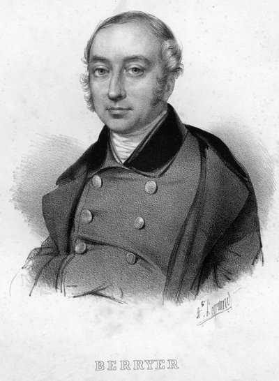 Portræt af Pierre Antoine (Pierre-Antoine) Berryer (1790-1868) (Berryer fils), fransk advokat og politiker af Unknown artist
