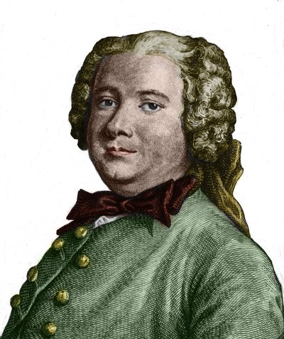 Portræt af Pierre Carlet de Chamblain de Marivaux (1688 - 1763), dramatiker. af Unknown artist