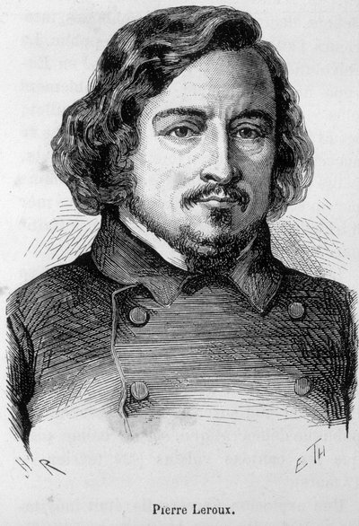 Portræt af Pierre Leroux, fransk filosof, publicist og politiker (1797 - 1871) af Unknown artist
