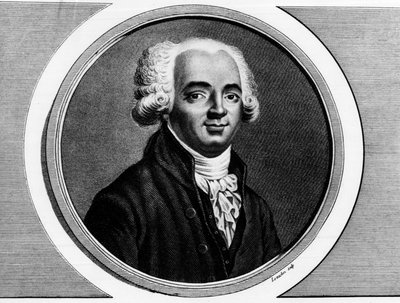 Portræt af Pierre Louis Manuel (1751-1793) deputeret på Seinen ved det nationale konvent. Indgravering i "" Komplet samling af historiske malerier fra den franske revolution, i tre bind.""" 1804. af Unknown artist