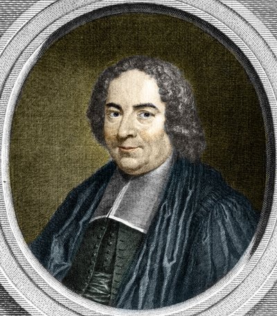 Portræt af Pierre Varignon (1654-1722). Fransk geometri. af Unknown artist