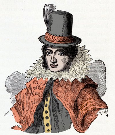 Portræt af Pocahontas (Matoaka, Amatute), derefter Rebecca Rolfe (ca. 1595-1617) af Unknown artist