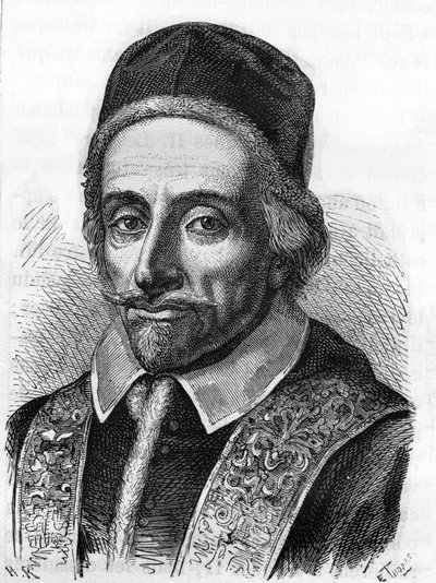 Portræt af pave Innocentius XI (Benedetto Odescalchi) 1611-1689. af Unknown artist