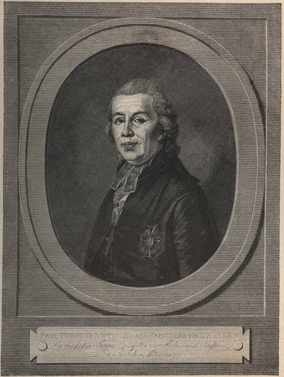 Portræt af prins Karl Theodor von Dalberg (1744-1817), ærkebiskop og statsmand, forfatter og filosof af Unknown artist