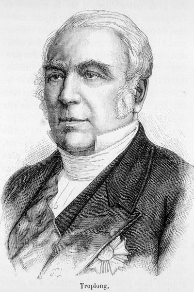 Portræt af Raymond Theodore Troplong, præsident for senatet under det andet imperium (1852-1869). af Unknown artist