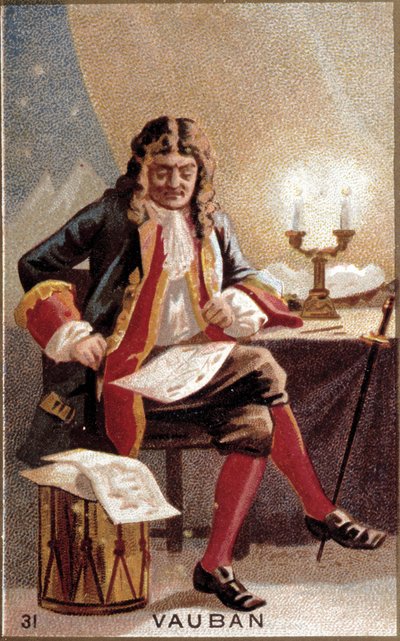 Portræt af Sébastien Le Prestre de Vauban (1633-1707), marskal af Frankrig. af Unknown artist