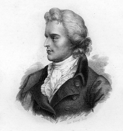 Portræt af Schiller (1759-1805), tysk digter og dramatiker af Unknown artist