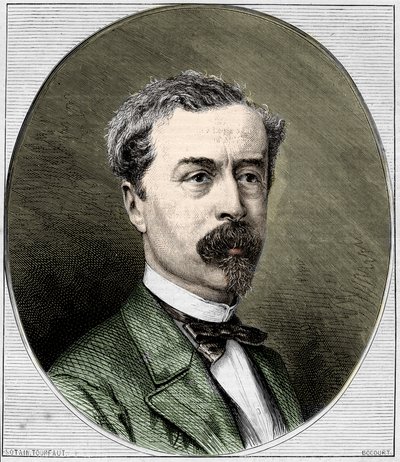 Portræt af Sir Richard Wallace (1818-1890), engelsk filantrop og kunstsamler. Stik fra 1872. af Unknown artist