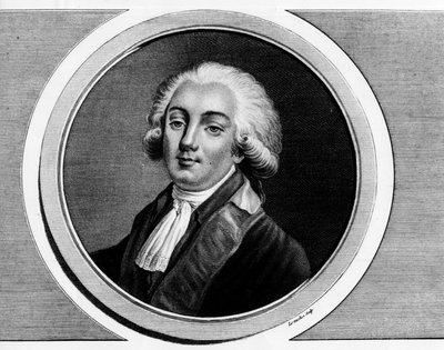 Portræt af Trophy-Gerard, jarl af Lally, baron af Tollendal, dengang markis af Lally-Tollendal, bedre kendt som Gerard de Lally Tollendal (1751-1830), deputeret i genrerstaterne i 1789. Indgravering i "" Komplet samling af historiske malerier af af Unknown artist