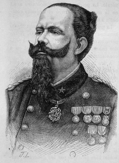 Portræt af Victor Emmanuel II (Victor-Emmanuel) (Vittorio Emanuele) (1820-1878). af Unknown artist