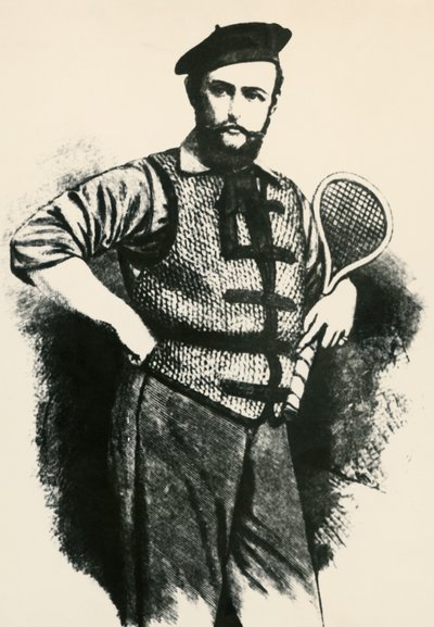 Portræt af Walter Clopton Wingfield (Ruabon, Wales af Unknown artist