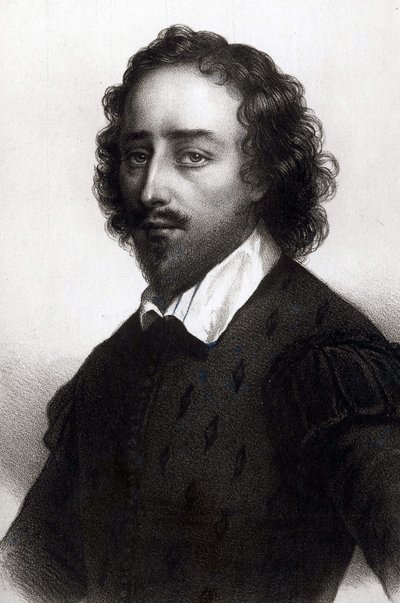 Portræt af William Shakespeare. Engelsk dramadigter (1564 til 1616) af Unknown artist