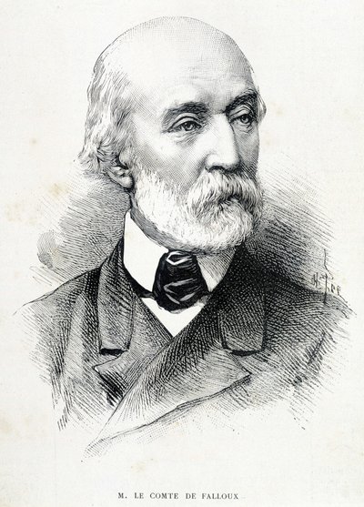 Portræt af greven de Fallux (1811 - 1886), fransk politiker. af Unknown artist