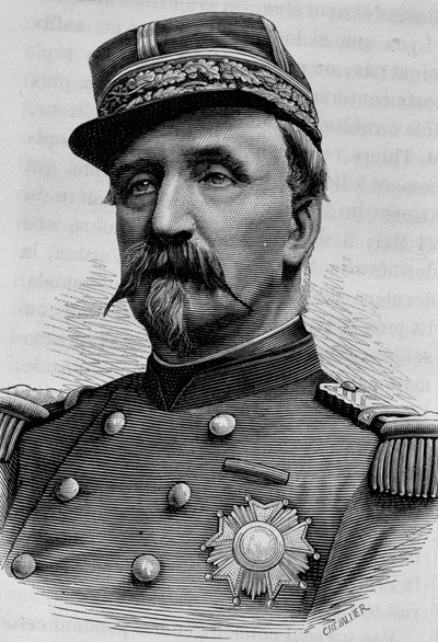 Portræt af hertugen af Aumale (Charles de Lorraine) (1822 - 1897). Indgravering af slutningen af det 19. århundrede i "Histoire de France"" af H. Martin. af Unknown artist