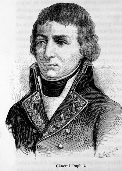 Portræt af den franske general Leonard Mathurin Duphot. (1769-1797). af Unknown artist