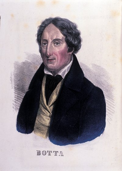 Portræt af den italienske læge og politiker Carlo Botta (1766-1837). af Unknown artist