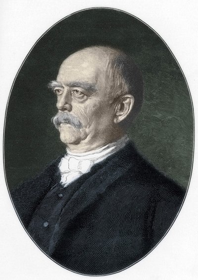 Portræt af prinsen af Bismarck (1815 - 1898) af Unknown artist