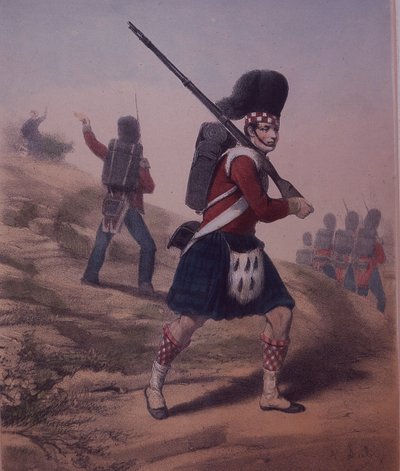Privat, 93. Highlanders af Unknown artist