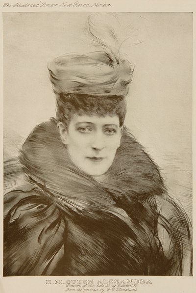 Dronning Alexandra, efter Wilmshurst af Unknown Artist