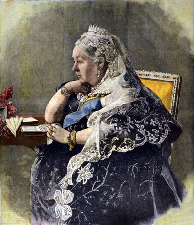 Dronning Victoria I (1819-1901) af Unknown artist