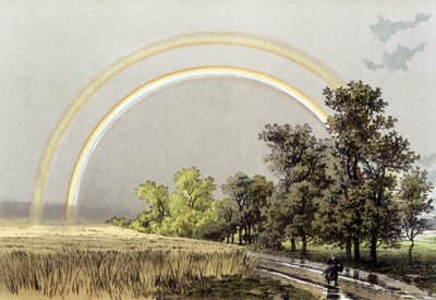 Rainbow - i "" Atmosfæren: beskrivelse af naturens store fænomener"" af Camille Flammarion af Unknown artist