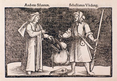 Repræsentation af Sebastian Virdung (gravering af Unknown artist