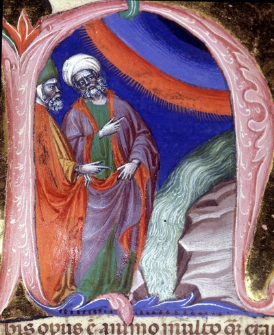 Repræsentation af Thales de Miletus, matematiker af Unknown artist