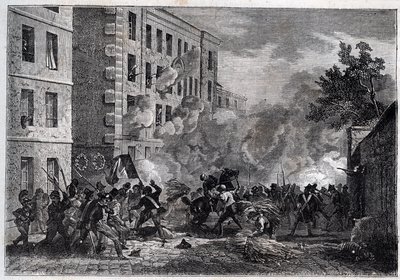 Revolution 1830 - Polyteknikeren Louis Vaneau (Vanneau af Unknown artist