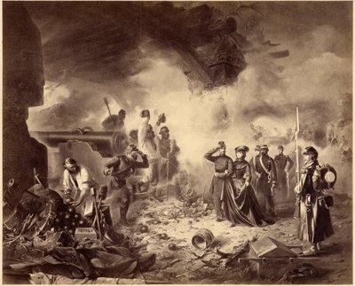 Risorgimento - the siege of Gaeta, 1860-1861. Unification era, Italy, 19th century. Marie-Sophiedani af Unknown