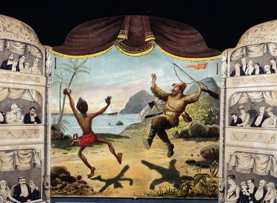 Robinson Crusoe og fredag af Unknown artist