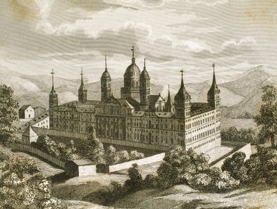 Royal Monastery of San Lorenzo de El Escorial, provinsen Madrid, Spanien af Unknown