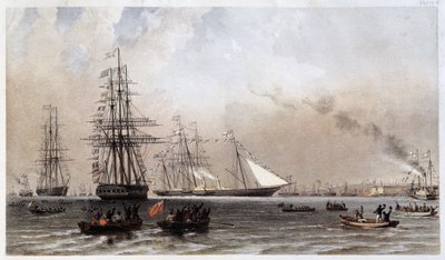 Royal Yacht of England af Unknown artist