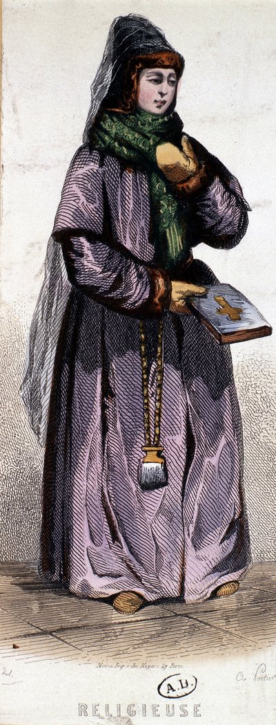 Russisk-ortodoks religion, gravering af Unknown artist