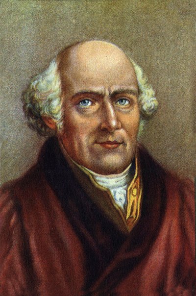 Samuel Hahnemann, homøopatiens fader. af Unknown Artist