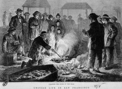San Francisco-kinesere genopliver de dødes knogler af Unknown artist