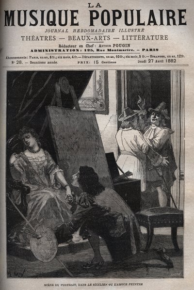 Scene af portrættet i "" e Sicilian ou l