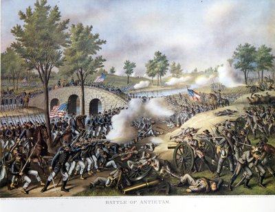 Løsrivelseskrig (1861 - 1865) eller amerikansk borgerkrig: 17. september af Unknown artist