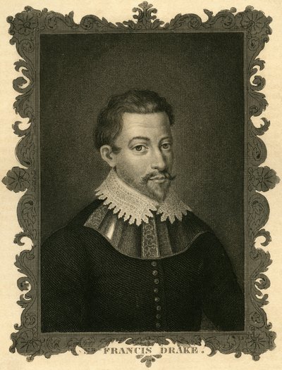 Sir Francis Drake (1540-1596) af Unknown artist