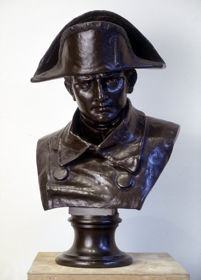 Statue af Napoleon I i bronze 1800-tallet af Unknown artist