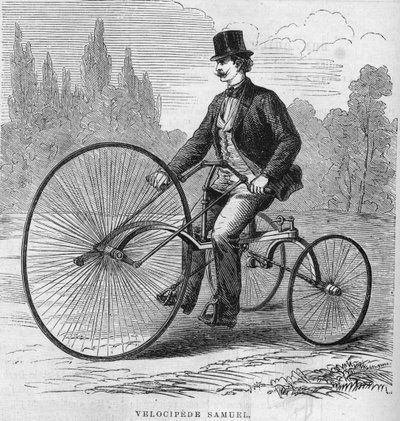 Isaac Samuels amerikanske velocipede. 1869 af Unknown artist