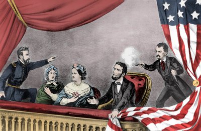 Mordet på Abraham Lincoln af John Wilkes Booth ved Ford