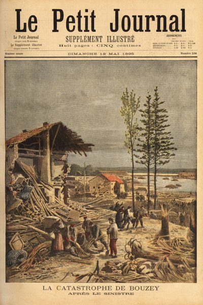 Bouzey-katastrofen af Unknown artist