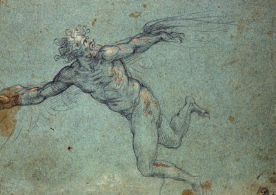 The Fall of icarus - "" The Fall of Icarus"" Tegning af det 17. århundrede af Unknown artist