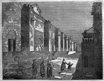 Moskeen i Cordoba i Spanien. I dag den kristne katedral af Unknown artist