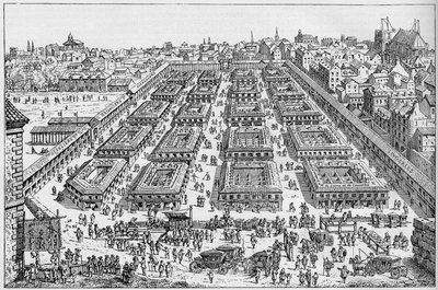 Saint Germain-messen i det 17. århundrede. af Unknown artist