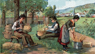 Vannieren. Kromolitografi i slutningen af det 19. århundrede af Unknown artist