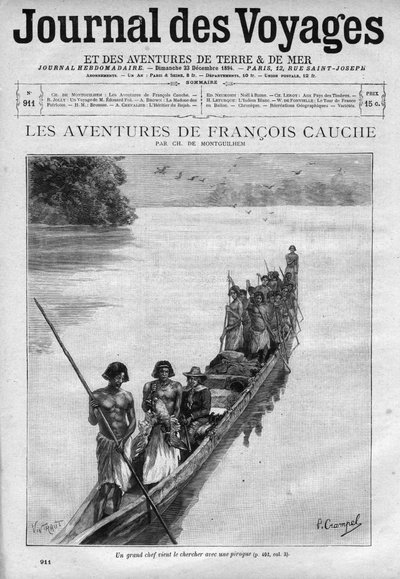 Die Abenteuer von Francois Cauche (um 1606-nach 1638) französischer Entdecker des 17. Jahrhunderts von Unknown artist