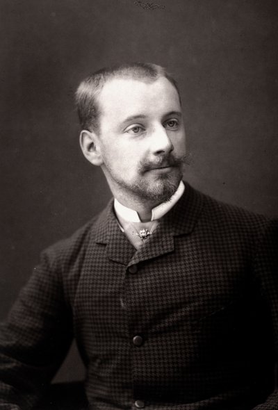 Kunstneren Albert Maignan fotograferet i anledning af Paris-salonen i 1881 af Unknown